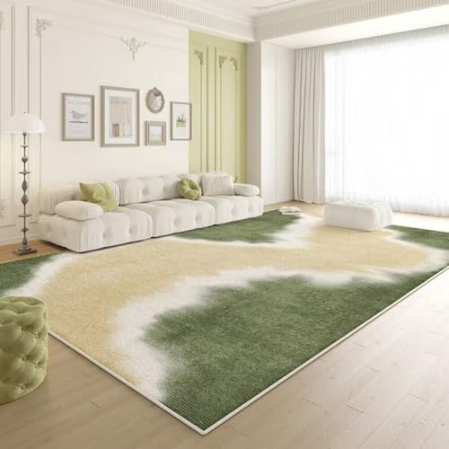 Tapis de salon vert 80x160cm créatif grand format pour bureau