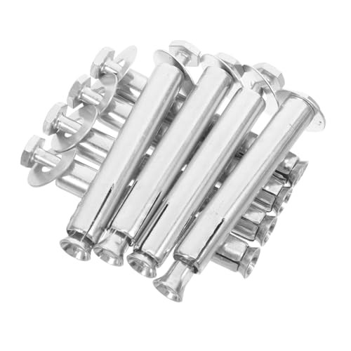 Alipis 8pcs Rubber Steel for Driveway Expansion Bolt Vibration Damper Holder Heavy Duty Traffic Bump for Asphalt