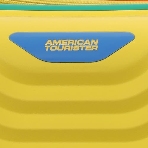 Image of American Tourister Splash SP 66 cm Small Check in Polypropylene (PP) Hard 8 Wheels Spinner Kid Luggage /Suitcase /Trolley Bag for Travel (Super Sonic)