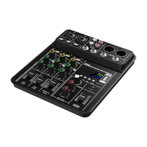 Ronyme de AUDIO de ETAPA 256 Efectos DSP 4 canales Mezclador de sonido de audio portátil para estudios de grabación de escenario KTV