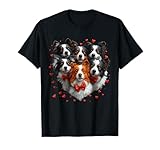 Photo Gallery cute border collie dog valentines day love heart gifts maglietta Photo Gallery cute border collie dog valentines day love heart gifts maglietta