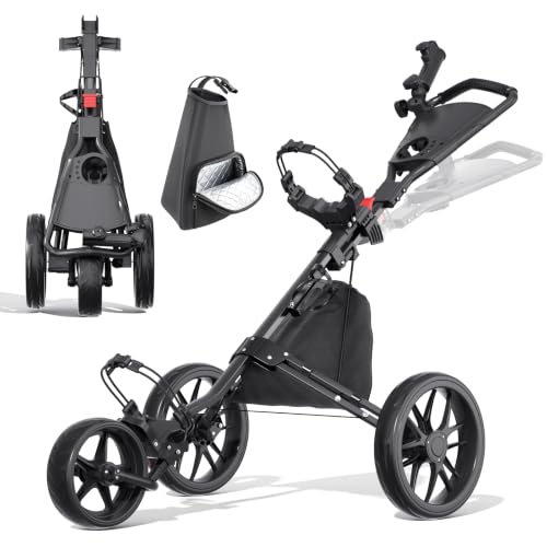 Blodhm 3 Wheel Golf Push Cart