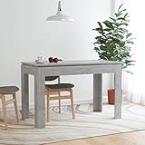 Color: Gris hormigón; Material: Madera aglomerada; Dimensiones totales: 120 x 60 x 76 cm (largo x ancho x alto)