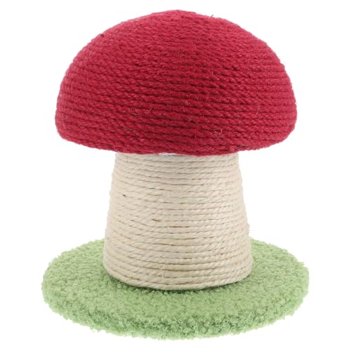 Rascador para Gatos en Forma de Hongo con Fibra de Sisal miniatura 1