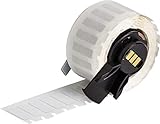 Brady PTL-9-717 B-717 Etikett, glänzend, statisch ableitendes Polyimid, 0,200 x 0,650 Zoll (H x B), Weiß, 750 Stück