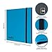 Vault X 12 Pocket Trading Card Strap Binder, 480 Cards, Standard, 20 Side-Loading Pages, TCG (Blue)