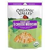 Organic Valley 3 Cheese Organic Thick Cut Shredded Mexican Cheese Blend, 6 oz