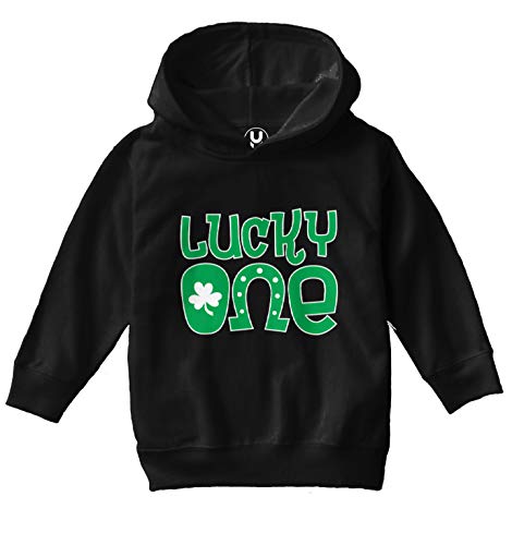 Lucky One - Horseshoe Shamrock Toddler/Youth Fleece Hoodie