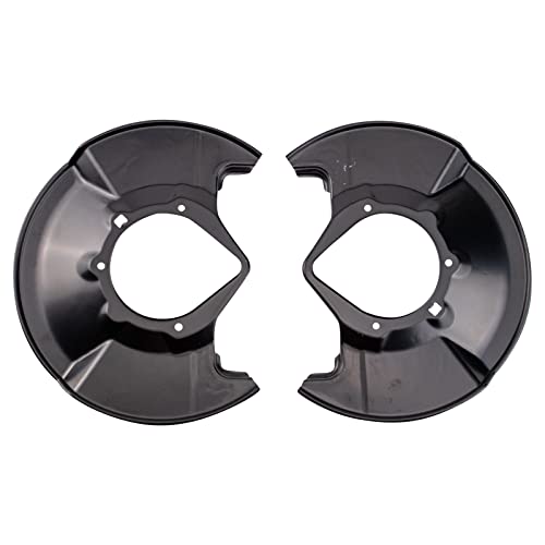 Trq Front Brake Dust Shield Set Compatible With 2006-2011 Honda Civic #TOP17