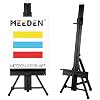 MEEDEN Tabletop Easel Stand for Painting & Display,Premium Aluminum Art Painting Easel,Portable Paint Easel for Canvas Painting, Desk Tripod Easel for Adult, Beginner, Artist, Hold Canvas up to 24''