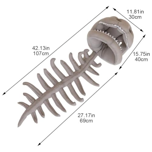 Coiffe squelette de dinosaure originale pour cosplay et spectacles - 3