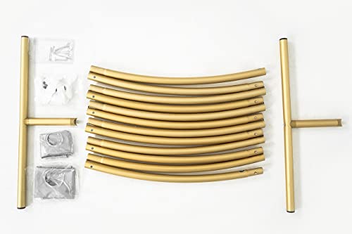 Harfirbe 6.5Ft Golden Round Backdrop Stand Aluminum Circle Balloon Arch Kit For Party Decoration Circle Wedding Arch Flower Ring Stand #TOP3