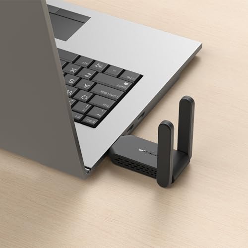 Mercusys TP-Link MA32H WiFi USB AC1300Mbps, Chiavetta WiFi per PC Fisso, 2 Antenne ad Alto Guadagno, Dual Band 5GHz/867Mbps + 2.4GHz/400Mbps, USB 3.0, MU-MIMO, WPA3, Supporta Windows 10/11, Plug&Play - Powerline - Immagine 3