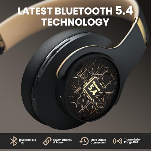 DOQAUS Bluetooth Headphones Over Ear, 9 EQ Mode, 90H Playtime, APP Control — view 6