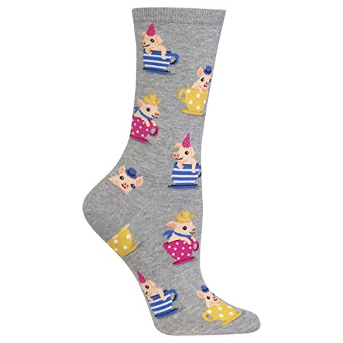 Image of Hot Sox Women's Novelty Geometric Pattern Crew