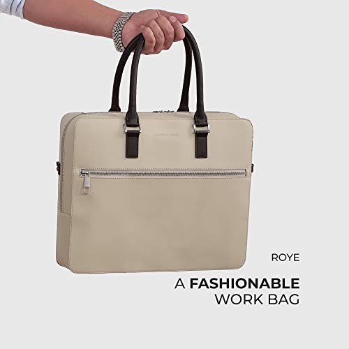 Image of OLIVES & GOLD 14 inch ROYE Laptop Bag For Men and Women | Detachable and Adjustable Shoulder Strap | Travel Friendly | Lightweight