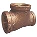 1" x 3/4" x 1" FNPT Red Brass Reducing Tee