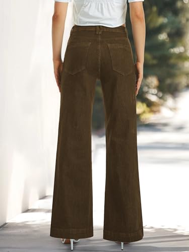 ONESO Flare Jeans for Women High Waist Wide Leg Womens Jeans Stretch Tummy Control Baggy Denim Pants Inseam 30"3