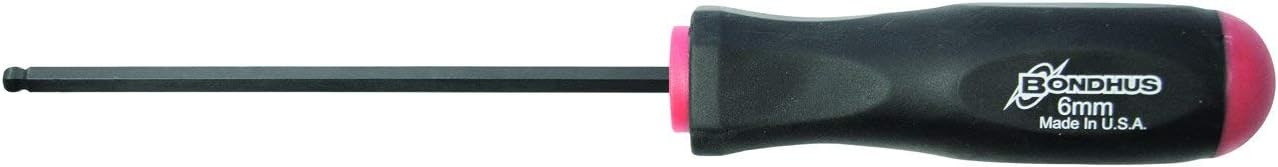 Bondhus 10668 6mm Ball End Screwdriver with ProGuard Finish, 5.4