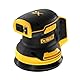 DEWALT 18 Volt Akku-Exzenterschleifer (Schleifpapier-ø: 125 mm, elektronische Drehzahlregulierung, Staubschutz für Getriebe und Schalter, mit Klettfix-System, ohne Akku und Ladegerät), DCW210N