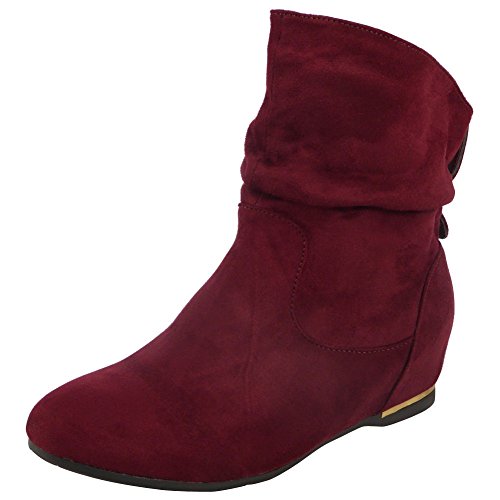 Women Wedge Ankle Boots | Flat Suede Boots | Pull On Boots | Suede Ankle Boots | Slouch Ankle Boots | Ankle Boots for Women | Pull On Ankle Boots | Low Heel Boots for Women 5
