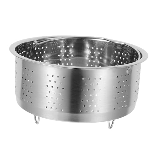 FUNNETOYU Cesta Vaporera Inoxidable Olla Eléctrica Resistente y Multifuncional con Diseño Práctico para Cocinar Arroz y Verduras Simultáneamente Cocina
