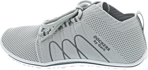 Dockers by Gerli Damen High-Top Sneaker, Frauen Halbschuhe,Laufschuhe,schnürschuhe,schnürer,Business,Freizeit,hellgrau/grau,37 EU