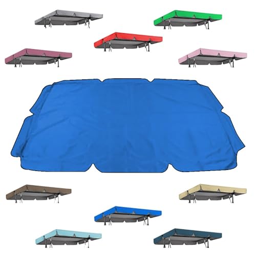 Cubierta para columpio impermeable y resistente al sol en azul real 2