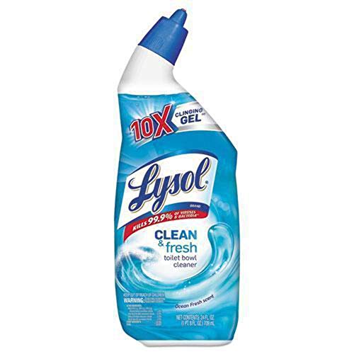 Image of Lysol Power & Fresh Toilet Bowl Cleaner, Ocean Fresh, 24oz