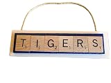 TIGERS Memphis State University Christmas Ornament Letters Tiles