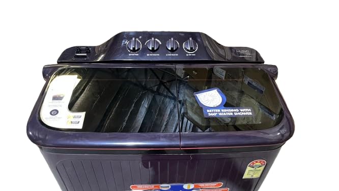 Image of Havells-Lloyd Elante Pluss 14 Kg 5 Star Semi-Automatic Top Load Washing Machine (GLWS145EPHPC) Plum Cola