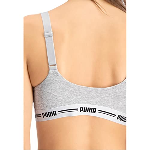 PUMA Femme Short Tee-Shirt, Gris, XS EU