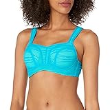 Panache Damen Women's Underwire Bra Sport-BH, Blau/Limettengrün, 60K