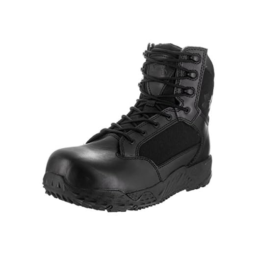 Under Armour Stellar Tactical Protection, Náuticos para Hombre, Negro (Black), 42.5 EU