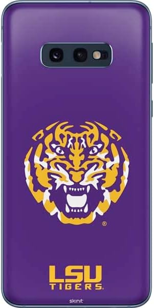 Skinit Decal Phone Skin Compatible with Galaxy S10e - Officially Licensed LSU Purple Tiger Mascot Design
