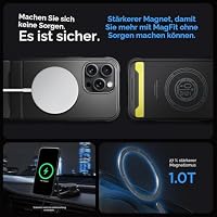 Spigen iPhone 15 Pro Hülle Rugged Armor MagFit - Matte Black – Ansicht 6
