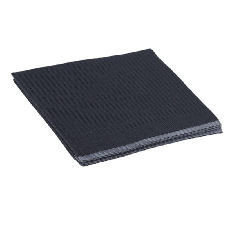 Mantel Desechable de 125 Piezas, Simple, Práctico, Impermeable, a Prueba de Fugas, Cubierta de Mesa Desechable para Salón de Pestañas de Uñas, Mantel Desechable, Toalla de Mesa para Uñas (Negro)