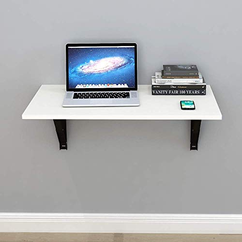 Image of Furniture Cafe Wall Mounted Folding Table - Space-Saving Multipurpose Desk for Home Office, Study, and Small Spaces