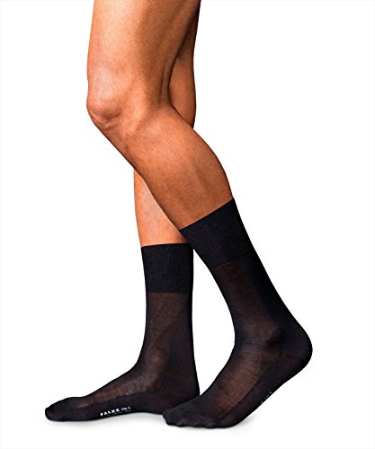 FALKE Men's No. 4 Silk Luxury Dress Socks, 1 Pair3