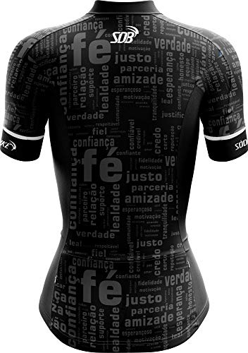 Camisa Ciclismo Feminina Sódbike Fé (Branca, GG)