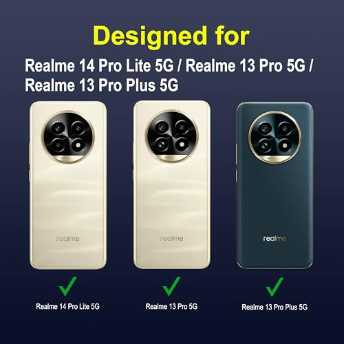 Image of Zapcase Back Case Cover for Realme 14 Pro Lite 5G | Compatible for Realme 14 Pro Lite 5G Back Cover | Liquid Silicon Magic Case with Camera Protection | Sapphire