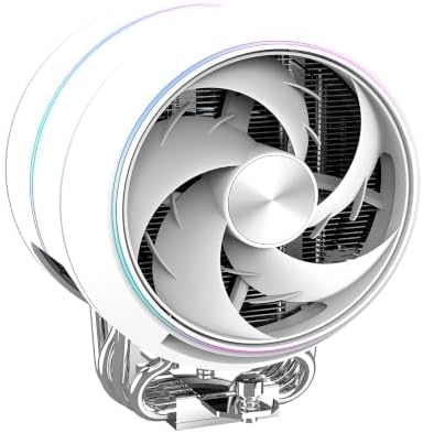 Zalman ZET5 Dual PWM Fan CPU Air Cooler, AM5 / LGA1851, 5 Heat Pipes, White
