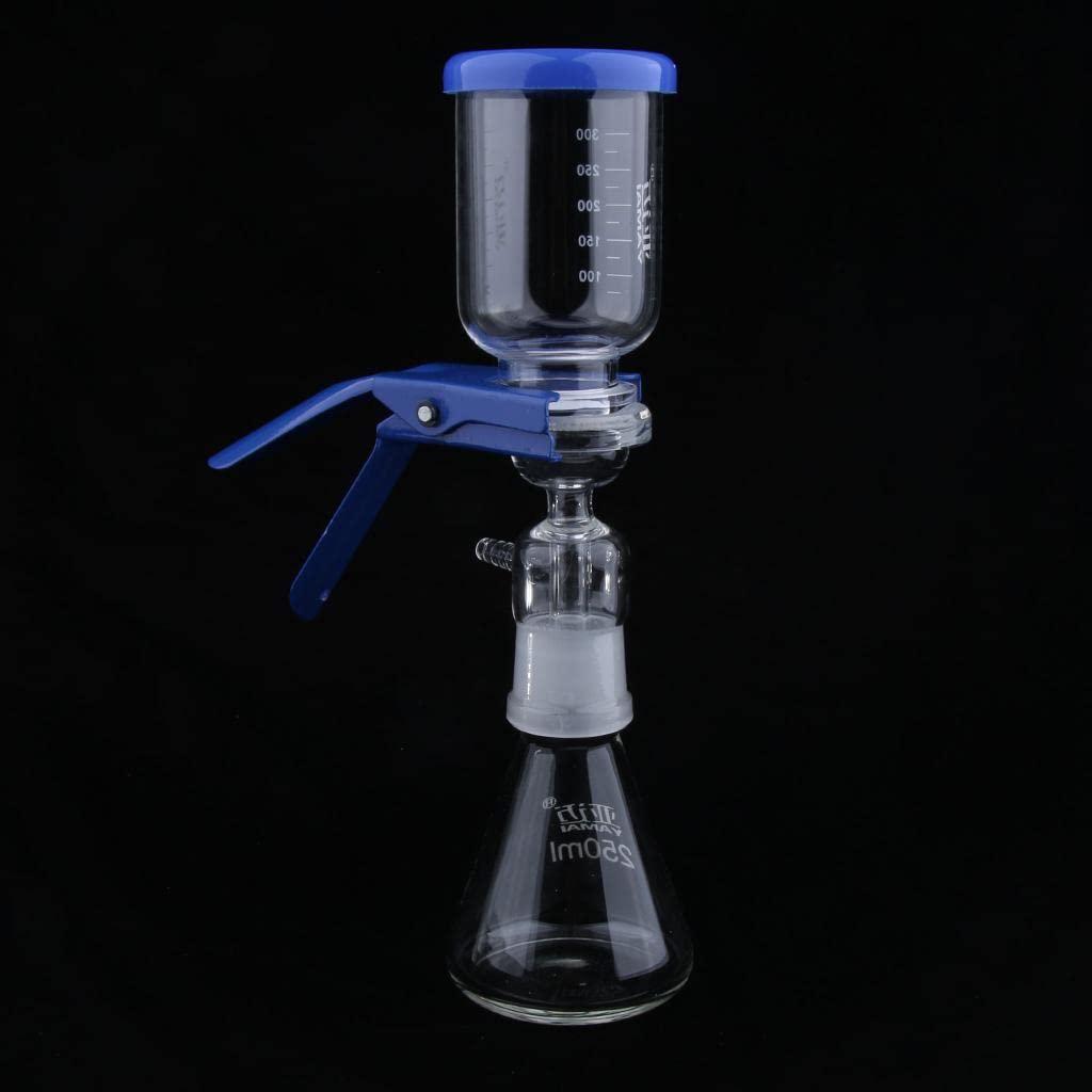 Appareil de Filtration de 250 Ml, Unité de Filtration sous Vide pour Laboratoire et Pince pour La Filtration de Particules et Autres Substances