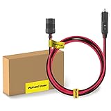 Cigarette Lighter Extension Cord,Wolvespower 10FT 12V/24V Cigarette Lighter Extension Heavy Duty...