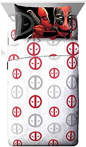 Marvel Deadpool Full/Queen Comforter and Queen Sheets