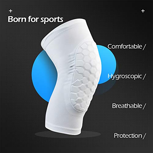 image for ESGTON Knee Pads EVA Padded Crashproof Leg Sleeve Compression Knee Bra