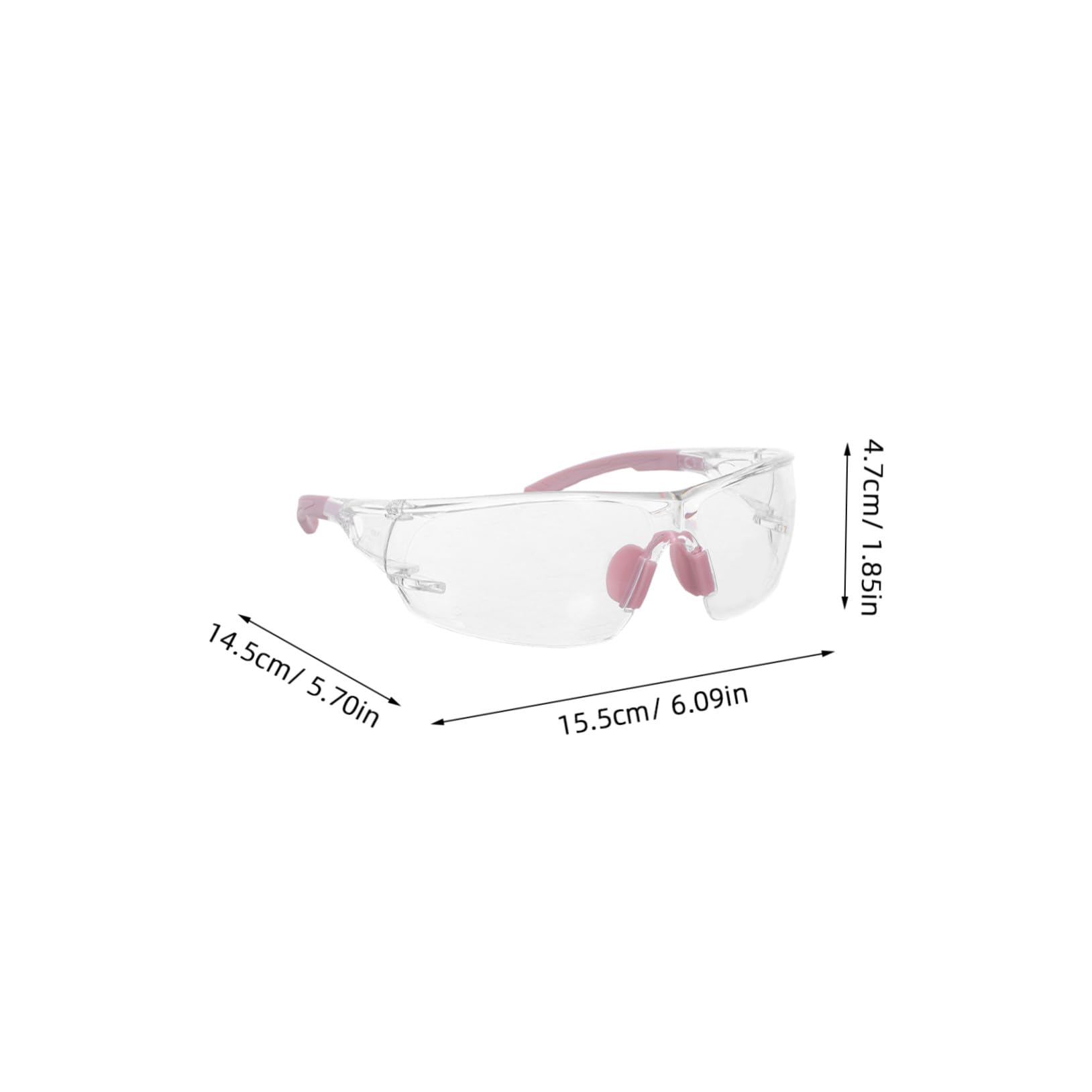 Toddmomy Lunettes de Protection Anti-poussière et Anti-buée Coupe-vent Légères Protection Oculaire Résistante Aux Éclaboussures pour Cyclisme et Travaux Industriels