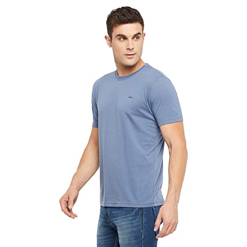 Image of Orewa by OKANE Men's Solid Round Neck Cotton T-Shirt (Pack of 2)