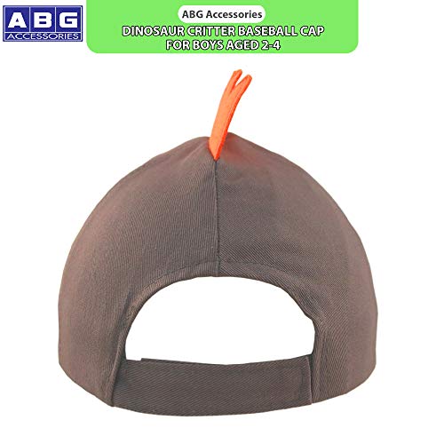 Abg Accessories Toddler Boys Cotton Baseball Cap With Assorted Animal Critter Designs, Age 2-4, Size Age 2-4, Green Dinosaur 3D #TOP3