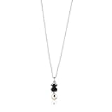 TOUS Black Onyx and Pearl Sterling Silver Necklace